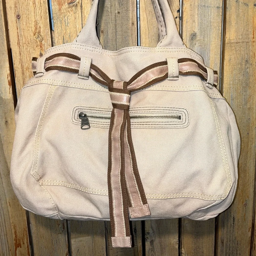Gap Canvas Large Satchel - Picture 2 of 10